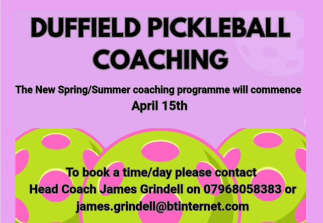 Duffield Pickleball Coaching